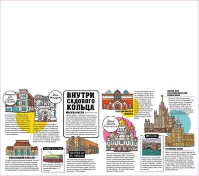 Москва. Как это было. Волкова Н. Энциклопедии-раскладушки, производитель Клевер (Clever) , ISBN 978-5-90692-959-4№ 2