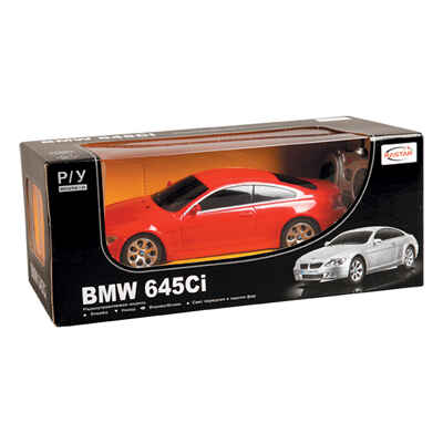 Машина р/у Rastar BMW 645CI 1:24 со светом, цвет в ассорт. в кор., производитель Rastar (Растар), ISBN 693-4-61305-013-5№ 2