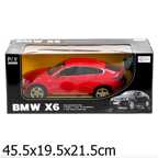 Машина р/у Rastar BMW X6 1:14 со светом, цвет в ассорт. в кор., производитель Rastar (Растар), ISBN 693-4-61304-972-6, № 1