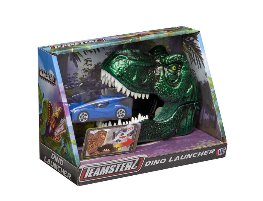 Игровой набор для детей Teamsterz «Пусковая установка «Dino» с одной машинкой», арт. 1417271, производитель HTI (ЭйчТиАй), ISBN 505-0-84172-711-1, № 1