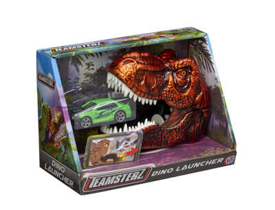 Игровой набор для детей Teamsterz «Пусковая установка «Dino» с одной машинкой», арт. 1417271, производитель HTI (ЭйчТиАй), ISBN 505-0-84172-711-1№ 2
