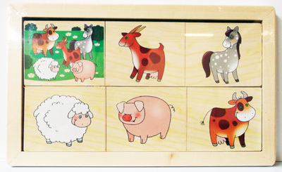 Игра на внимание Животные (RNToys), арт. Д-304, производитель RNToys (РНТойс), ISBN 260-0-00009-215-9, № 1