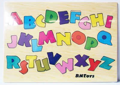 Алфавит английский на деревянной основе, арт. ЛИ-057, производитель RNToys (РНТойс), ISBN 260-0-00007-278-6№ 1
