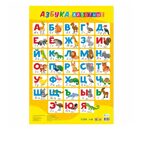 Набор обучающих плакатов 45х64 см. Азбука + Английский Алфавит + Правила юного пешехода, производитель ГЕОДОМ , ISBN 460-7-17745-680-5, № 2