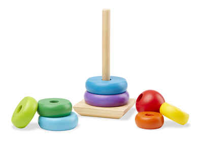 Классические игрушки Радужная пирамидка, арт. 576M, производитель Melissa & Doug (Мелисса &Дог), ISBN 000-7-72105-767- № 2