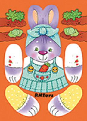 Дергунчик Зайка  (RNToys), арт. Ли-164, производитель RNToys (РНТойс), ISBN 200-0-01958-001-0, № 1