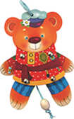 Дергунчик Мишка  (RNToys), арт. Ли-165, производитель RNToys (РНТойс), ISBN 200-0-01959-001-9, № 2