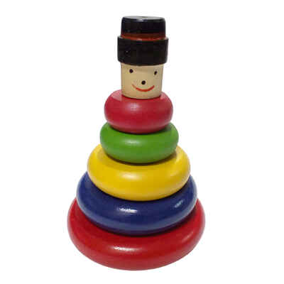 Пирамидка разноцветная Сударь(RNToys), производитель RNToys (РНТойс), ISBN 200-0-01299-001-4№ 1