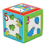 Игрушка кубик с пищалкой Учимся считать, производитель Мир детства, ISBN 460-5-65827-077-3, № 1