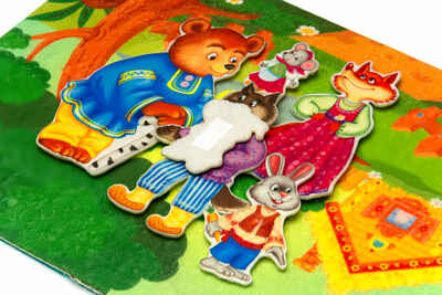 Теремок фетр, арт. LIP1166, производитель Веселые липучки LIP-LIP, ISBN 462-0-44696-211-1№ 5