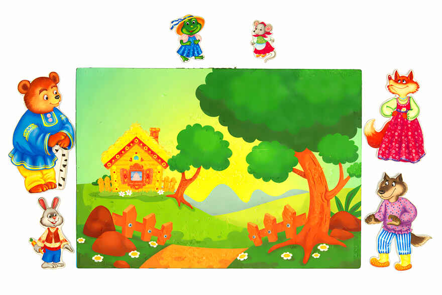 Теремок фетр, арт. LIP1166, производитель Веселые липучки LIP-LIP, ISBN 462-0-44696-211-1, № 2