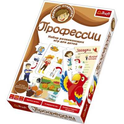 Развивающая игра Профессии, арт. 1253, производитель Trefl (Трефл), ISBN 590-0-51101-253-8№ 1