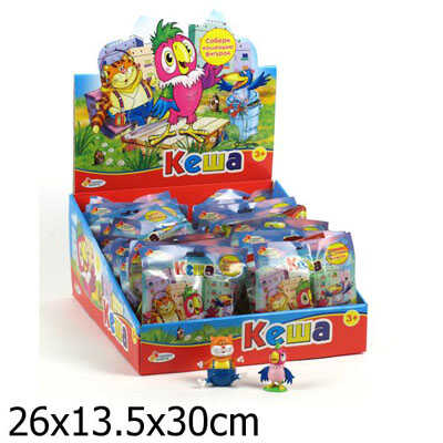 Кеша Фигурка Играем вместе арт.M-04-R, производитель Симбат, ISBN 469-0-59003-303-6№ 1