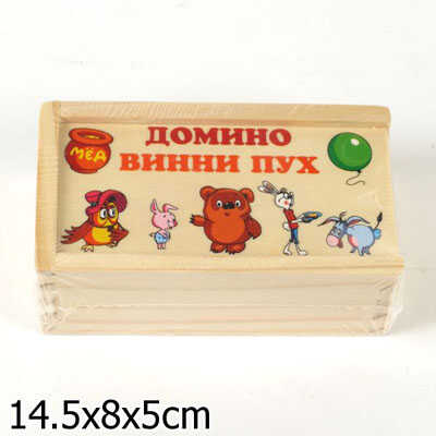 Играем вместе Домино. Винни Пух, производитель Симбат, ISBN 469-0-59002-366-2№ 1