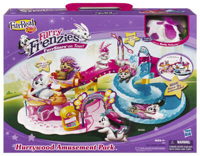 Furry Frenzies Набор Парк развлечений  со зверьком, производитель Hasbro (Хасбро), ISBN 65-3-56960-776-2№ 1