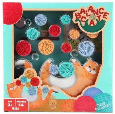 Игра детская настольная Баланс (кот), арт. 929-16, производитель Dream Makers (Дрим Мейкерс), ISBN 481-2-50117-276-8№ 3