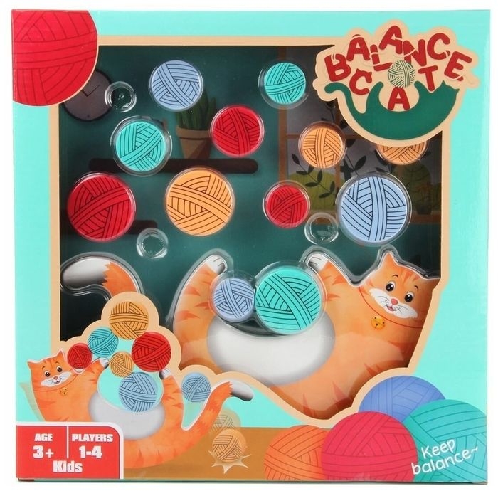 Игра детская настольная Баланс (кот), арт. 929-16, производитель Dream Makers (Дрим Мейкерс), ISBN 481-2-50117-276-8, № 3