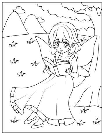 Принцессы (Аниме-раскраски с наклейками), книги с наклейками, производитель МОЗАИКА kids , ISBN 978-5-43154-659-4№ 6