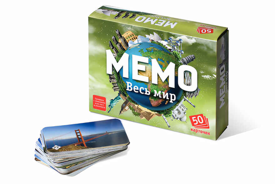 Мемо. Весь мир, производитель ТД БЭМБИ, ISBN 468-3-58252-953-2, № 3