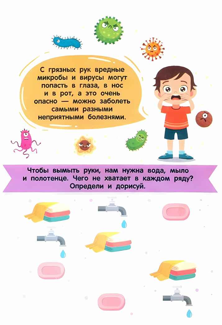 Зачем мыть руки, производитель «Феникс-Премьер», ISBN 978-5-22234-844-4, № 3