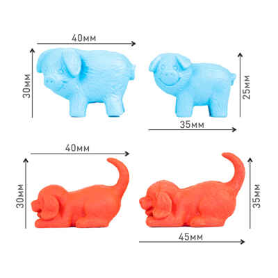 Набор мини-фигурок Домашние животные 10 шт., арт. 87133, производитель Пластмастер, ISBN 463-0-08096-397-9№ 3