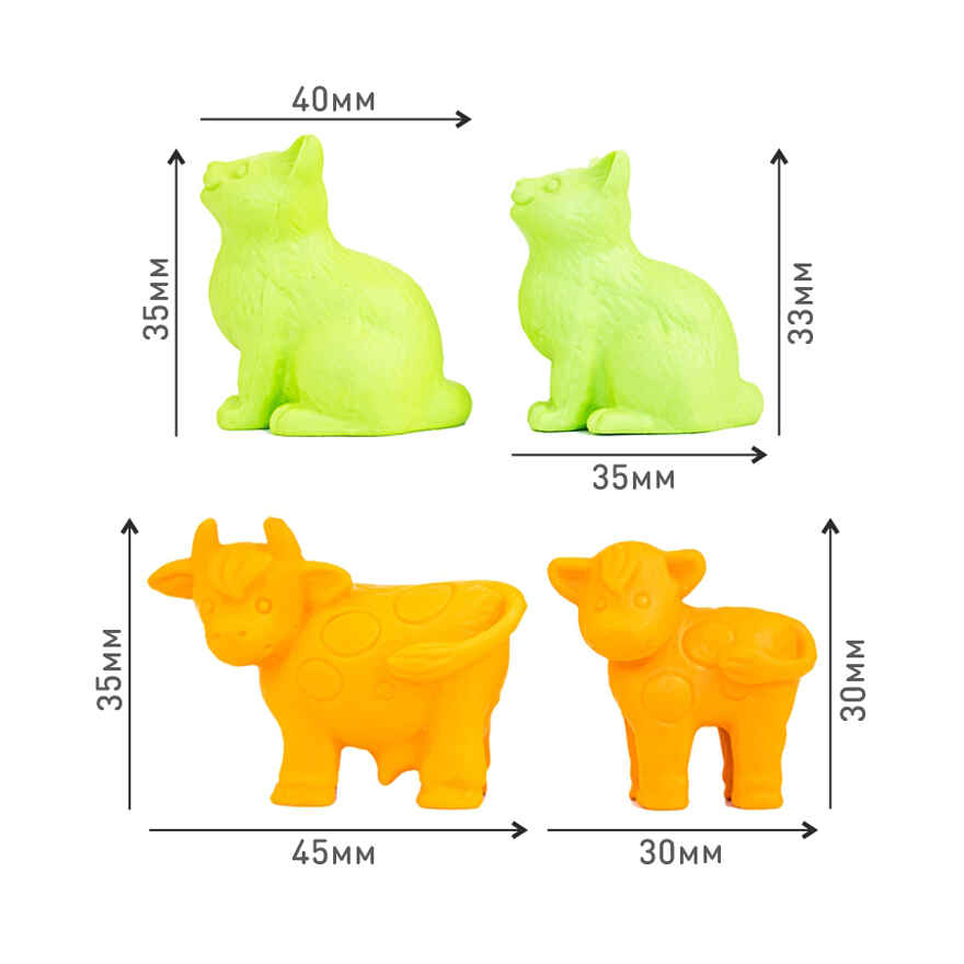 Набор мини-фигурок Домашние животные 10 шт., арт. 87133, производитель Пластмастер, ISBN 463-0-08096-397-9, № 4