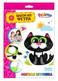 Набивная игрушка &quot;Шьем из фетра&quot; Кот черный, производитель Feltrica (Фелтриция), ISBN 462-7-13065-328-7, № 1