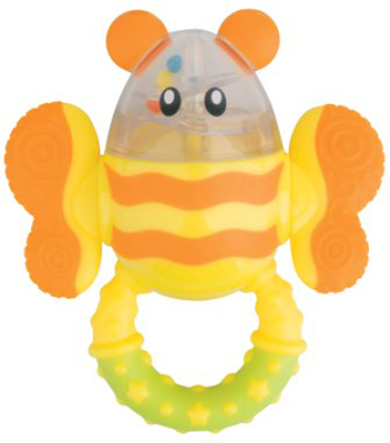 Погремушка-прорезыватель 'Шмель', производитель Мир детства, ISBN 489-3-94921-343-5, № 1