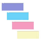 Zip-пакет пластиковый Diagonal Pastel, 190х70мм, непрозрачный, ассорти , арт. 54974, производитель ErichKrause® (Эрих Краузе), ISBN 465-0-18454-974-9, № 1