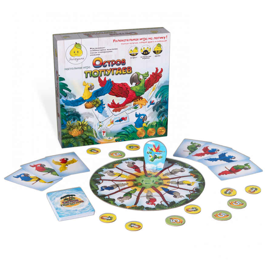 Настольная игра &quot;Остров попугаев&quot;, производитель ЯиГрушка, ISBN 460-3-72659-847-7, № 3