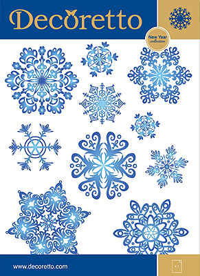 Ажурные снежинки, производитель DECORETTO (Декоретто), ISBN 376-0-05841-876-5№ 1