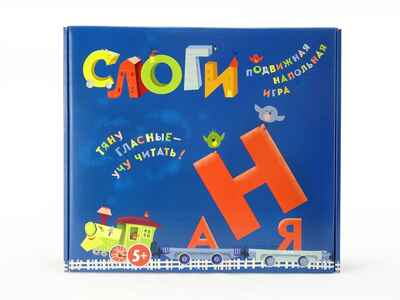 Напольная игра СЛОГИ, арт. 700176, производитель VAY TOY (Вэй Той), ISBN 104-2-85770-017-6№ 1