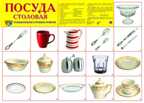 Демонстрационный плакат А2. Посуда столовая, производитель Сфера ТЦ , ISBN 978-5-99491-393-2, № 1