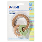 Силиконовая игрушка-прорезыватель с буком Natura (зеленый), арт. 0420/02 зеленый, производитель Uviton, ISBN 465-7-78025-188-5, № 2