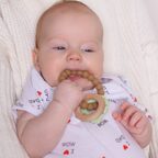 Силиконовая игрушка-прорезыватель с буком Natura (зеленый), арт. 0420/02 зеленый, производитель Uviton, ISBN 465-7-78025-188-5, № 5