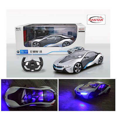 Машина р/у Rastar BMW I8 1:14, со светом, цвет в ассорт. в кор., производитель Rastar (Растар), ISBN 693-4-61890-041-1№ 1