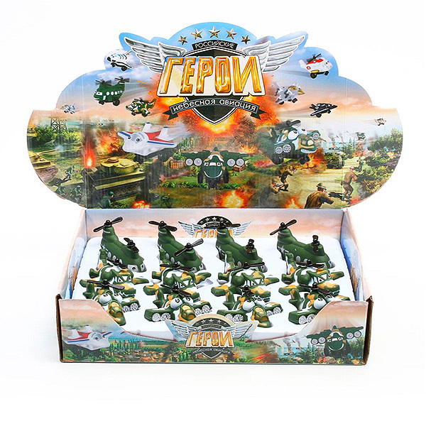 Набор &quot;Российские герои. Небесная авиация&quot;, 12 шт., арт.6317, производитель Play Smart (Плэй Смарт), ISBN 460-2-01037-706-4, № 1