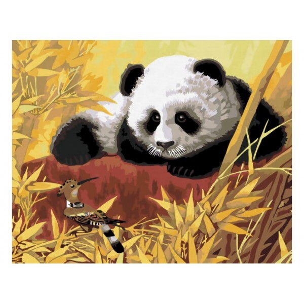 Живопись на холсте "Панда", арт. 188-CG-C, производитель Белоснежка, ISBN 693-0-13900-188-0, № 1