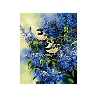 Белоснежка Синицы в сирени, арт. 216-CG-C, производитель Белоснежка, ISBN 693-0-13900-216-0№ 1