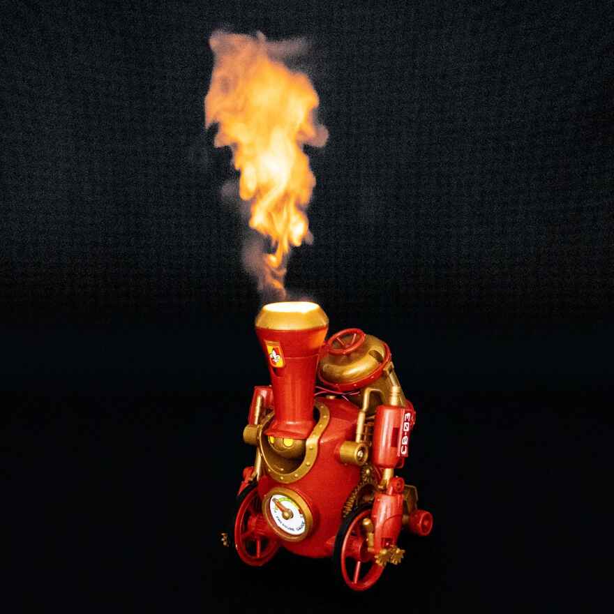 Робототехника Робот-паровоз 2 в 1 с распылителем воды, арт. ВВ6005, производитель Bondibon (Бондибон), ISBN 489-5-13606-254-3, № 4