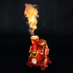 Робототехника Робот-паровоз 2 в 1 с распылителем воды, арт. ВВ6005, производитель Bondibon (Бондибон), ISBN 489-5-13606-254-3, № 4