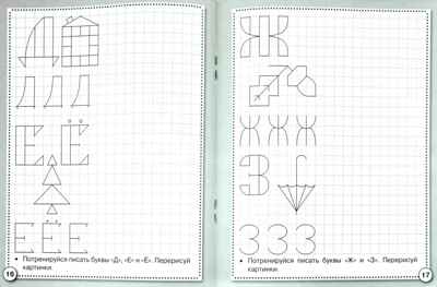 Рабочая тетрадь дошкольника. Прописи в клеточку. ФГОС, производитель Стрекоза , ISBN 978-5-90690-177-4№ 2