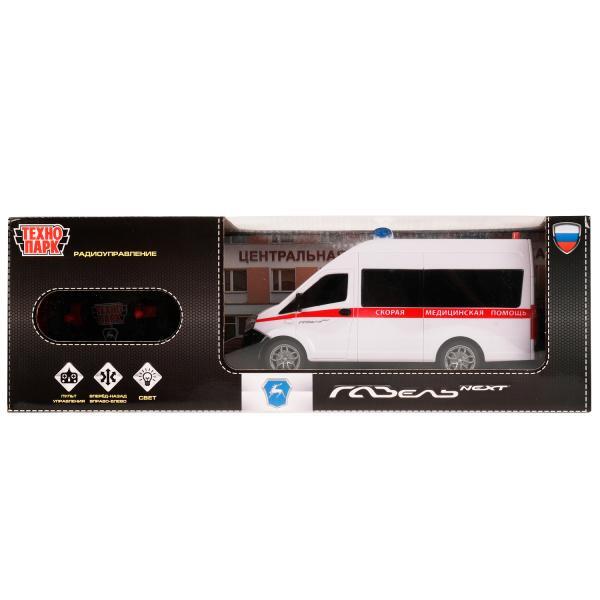 Машина р/у Газель NEXT Скорая помощь 21,5 см., арт. GAZELNEXT-21RCL-AMB-WH, производитель Симбат, ISBN 468-0-10797-892-9, № 7