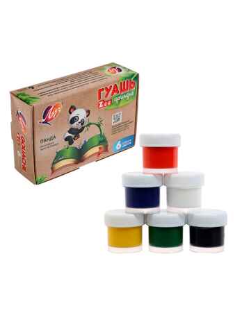 ЛУЧ Гуашь Zoo Мини, 6 цветов по 15 мл, арт. 19С 1251-08, производитель Луч, ISBN 460-1-18500-722-6№ 2