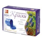 ЛУЧ Краски акриловые художественные 6 цветов по 20 мл, арт. 22С 1408-08, производитель Луч, ISBN 460-1-18501-011-0, № 1