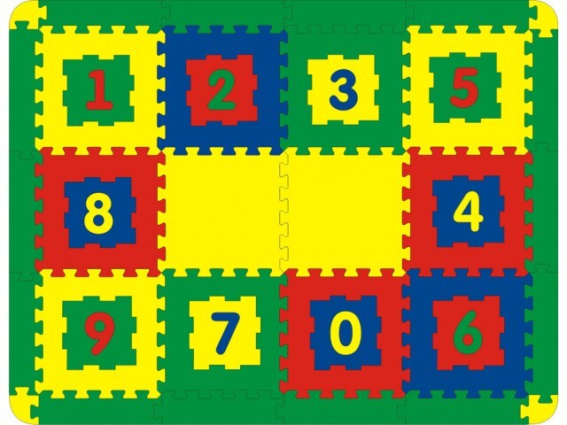 Коврик 12 дет., производитель Тедико, ISBN 460-0-00145-420-6, № 1
