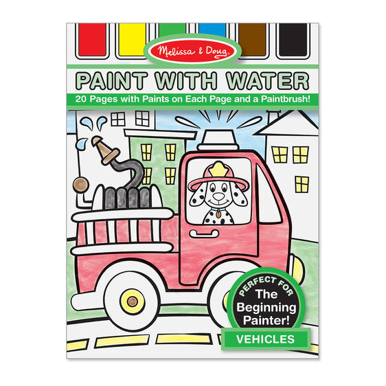 Водные раскраски Транспорт, арт. 4164, производитель Melissa & Doug (Мелисса &Дог), ISBN 00-0-77204-164-5, № 1