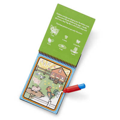 Рисуем водой Ферма, производитель Melissa & Doug (Мелисса &Дог), ISBN 000-0-77209-232-6№ 4