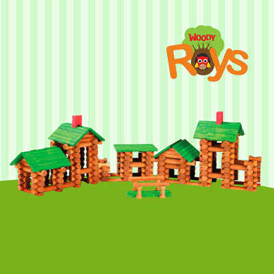 ROYS Деревянные бревнышки 300 шт., производитель Roys Group, ISBN 462-7-08130-186-2№ 1