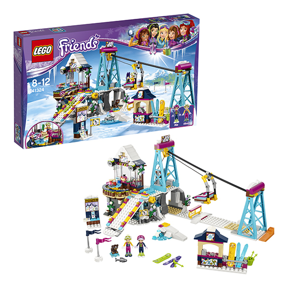LEGO Friends 41324  Горнолыжный курорт: подъёмник, производитель LEGO (ЛЕГО), ISBN 570-2-01586-656-9, № 1